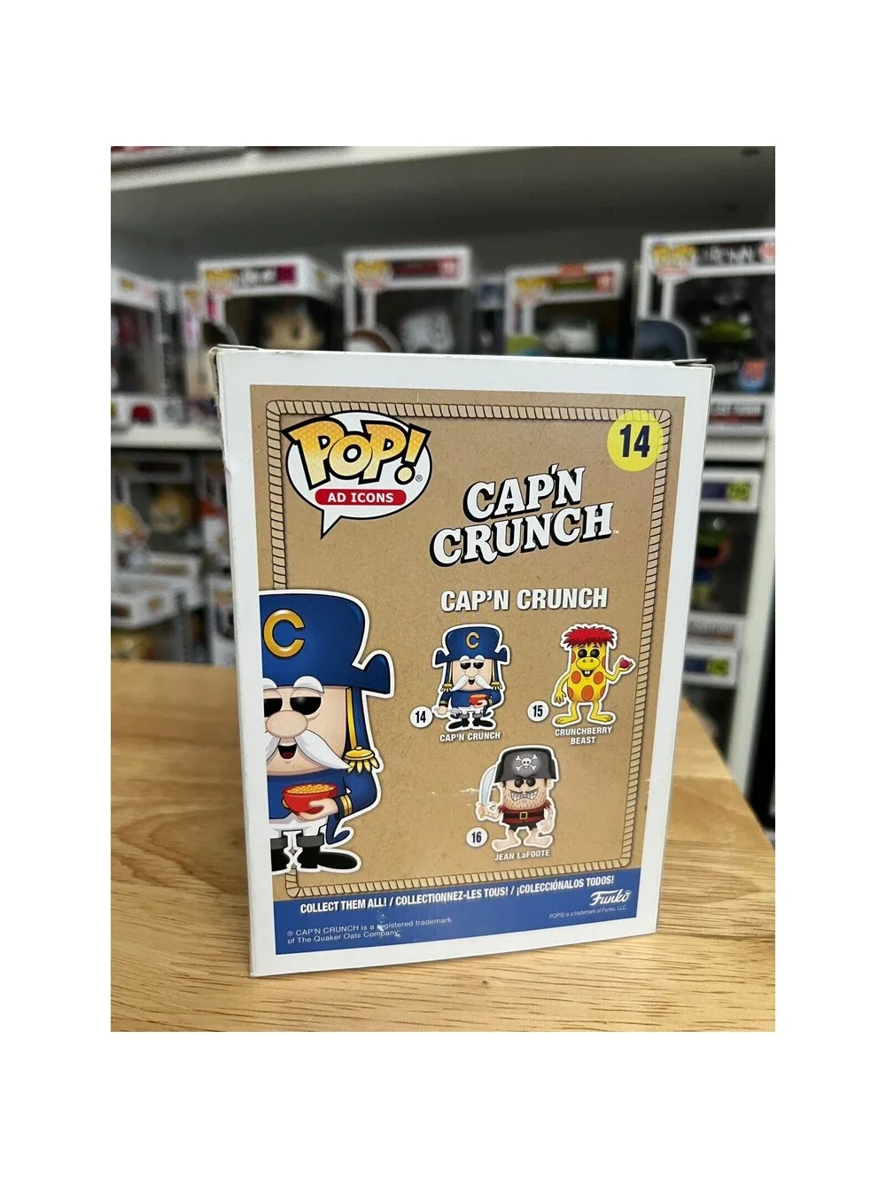 VAULTED EXCLUSIVE Cap'n Crunch Funko Pop #14 Ad Icons Captain Target Quaker Oats